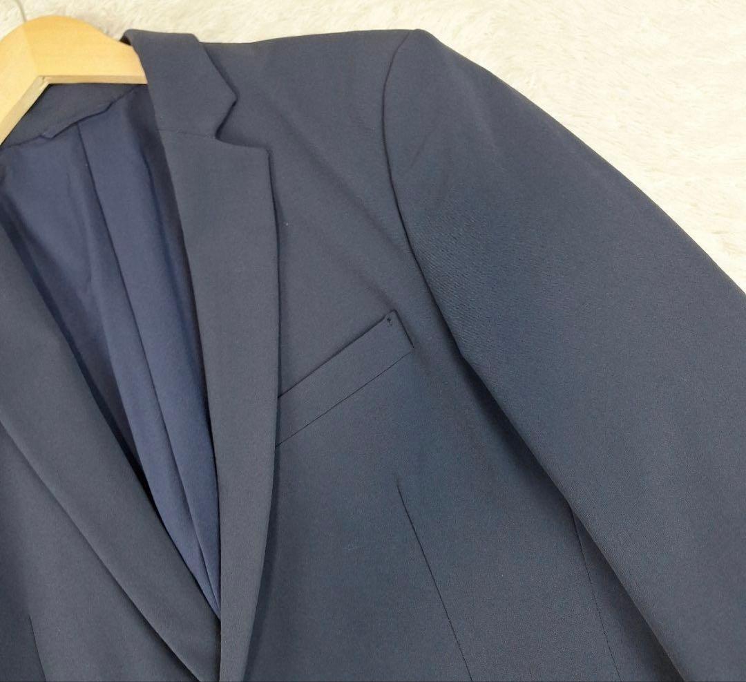 Theory　メンズ　ストレッチスーツ　セットアップ　ネイビー　XL　日本製