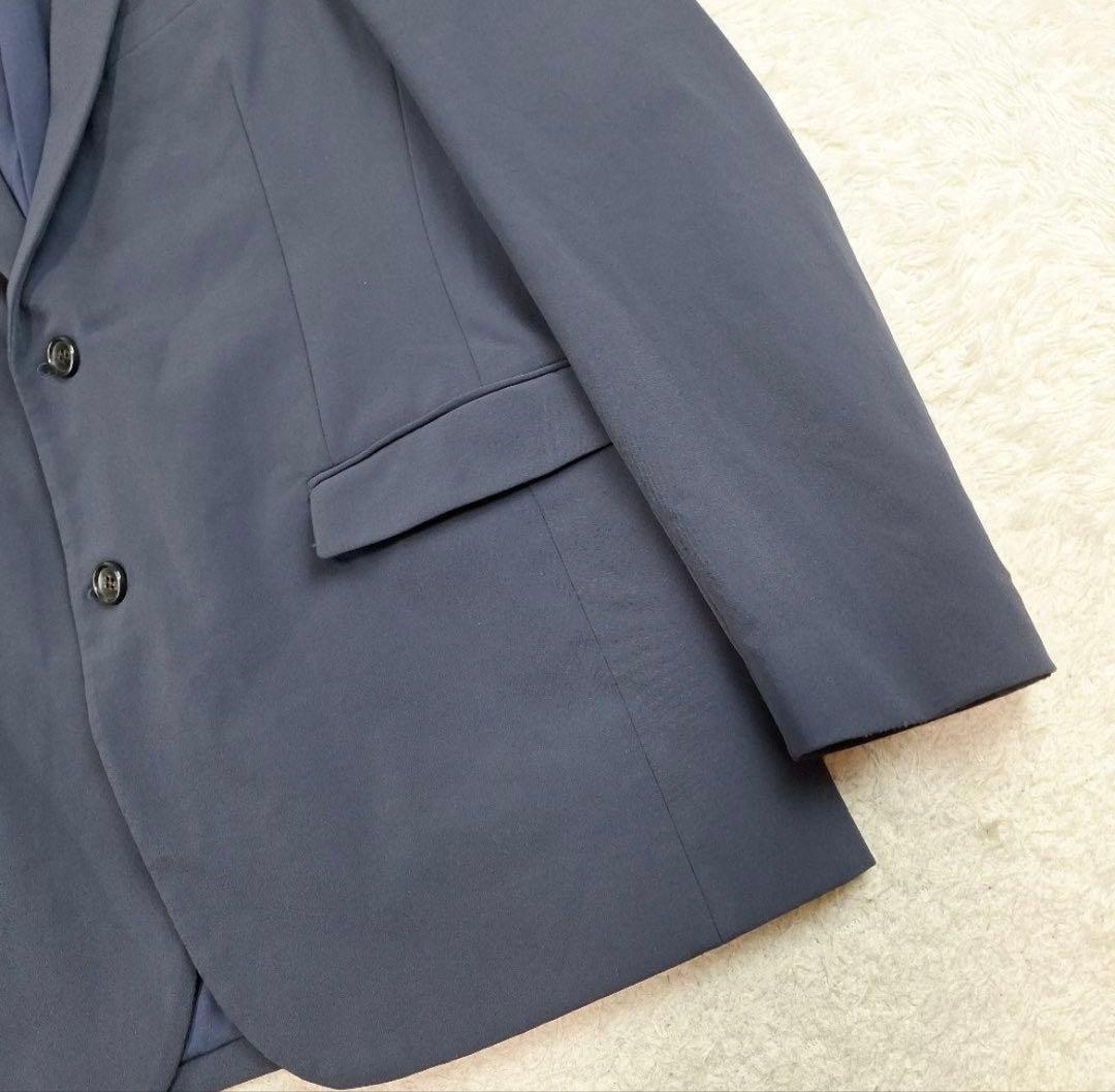 Theory　メンズ　ストレッチスーツ　セットアップ　ネイビー　XL　日本製