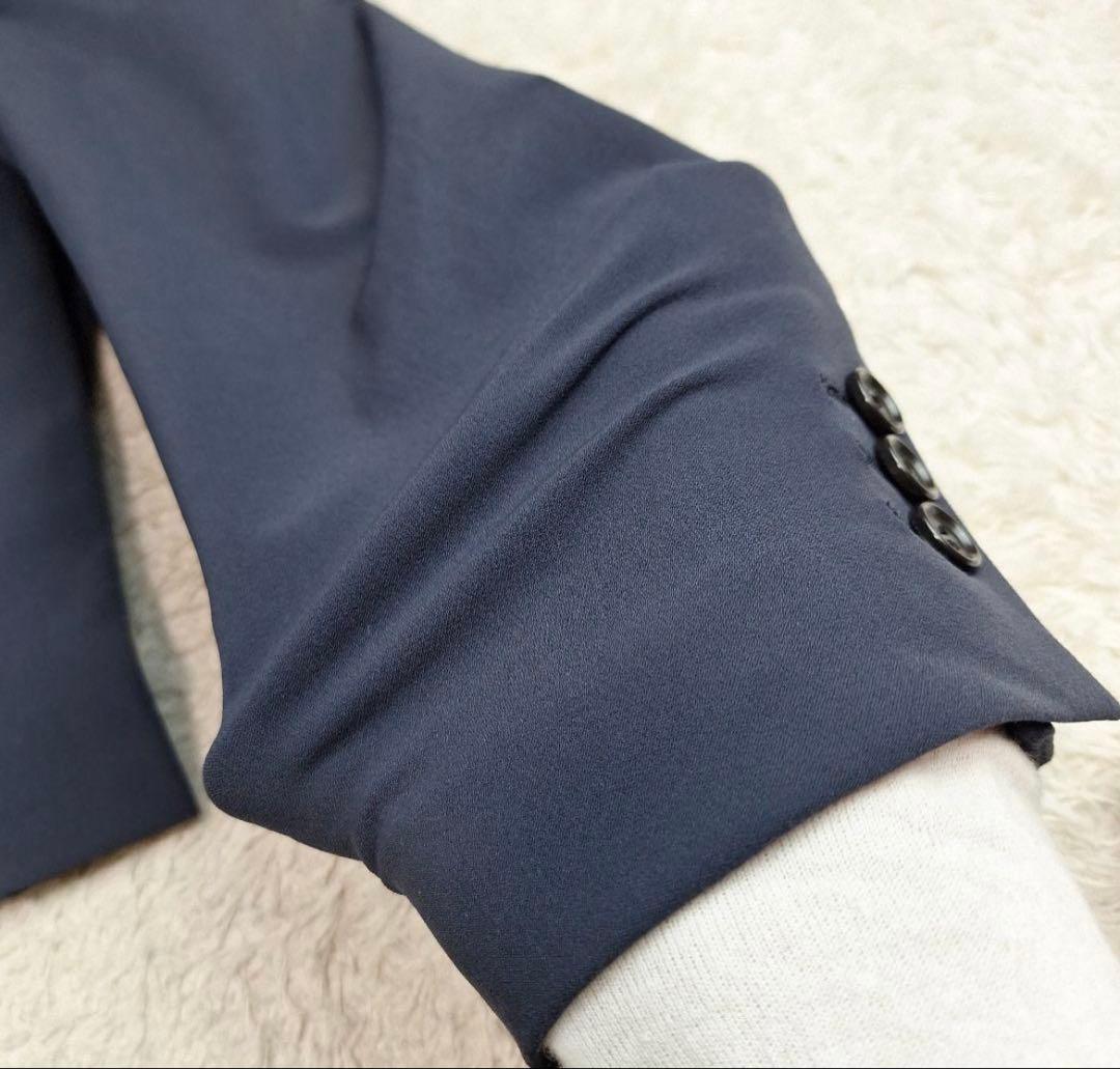 Theory　メンズ　ストレッチスーツ　セットアップ　ネイビー　XL　日本製