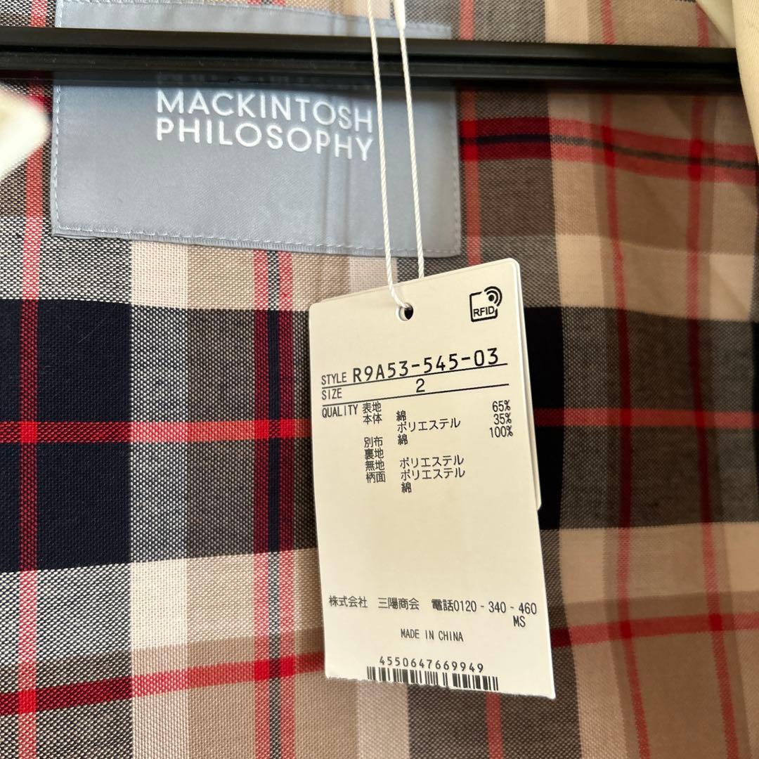 MACKINTOSH PHILOSOPHY 2025 コート　新品