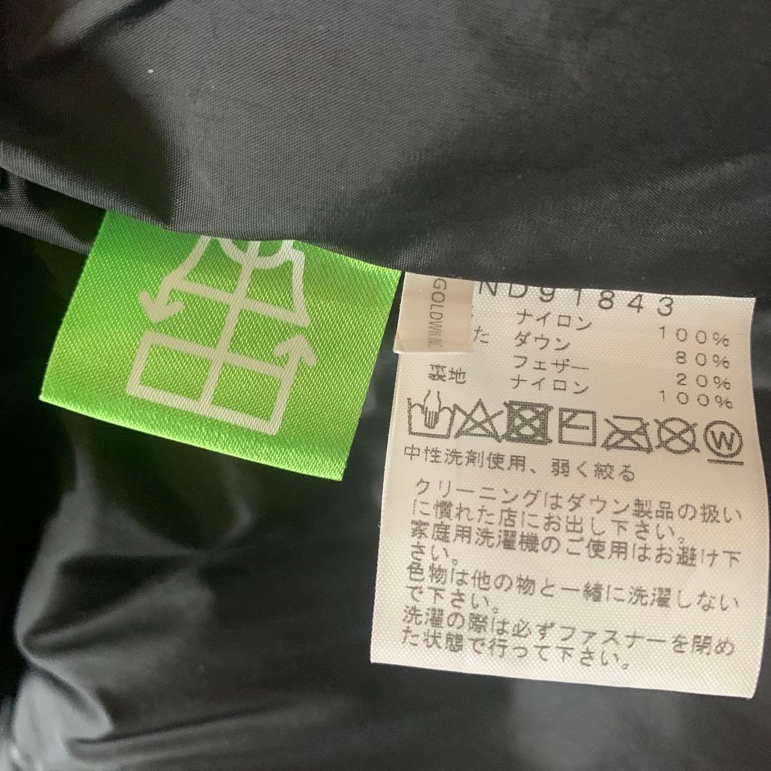 THE NORTH FACE ダウンベスト ヌプシSサイズ 黒/オリーブ