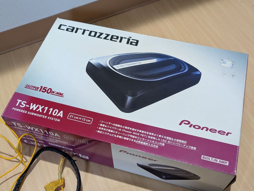 Pioneer　carrozzeria TS-WH110A サブウーファー