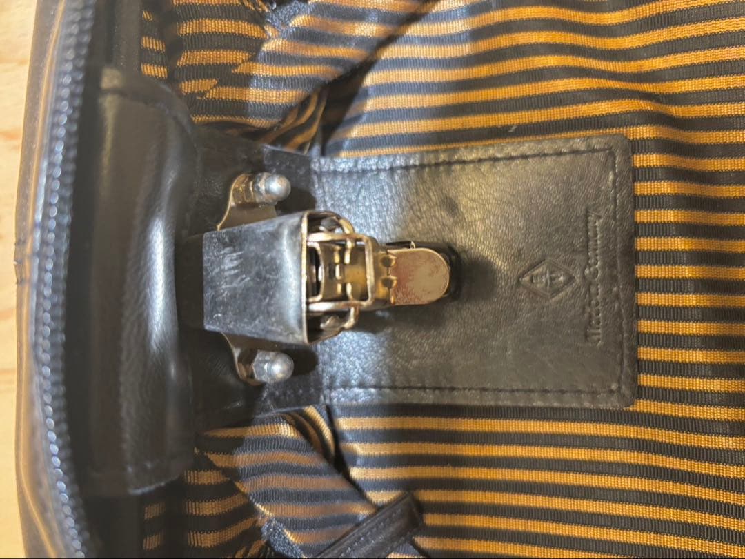 seeger カシミヤレザー　ガーメントバッグ(スーツバッグ)