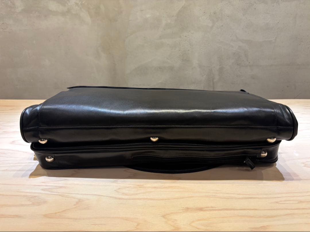 seeger カシミヤレザー　ガーメントバッグ(スーツバッグ)