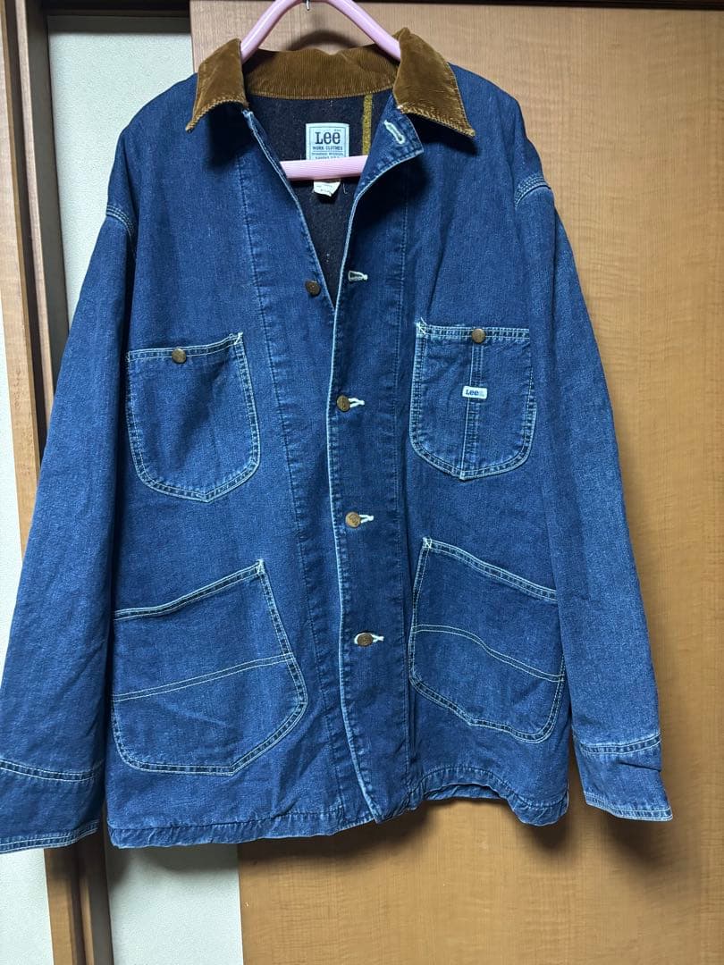 80s Lee オールド 旧タグ 濃紺 0414 XLブランケット カバーオール