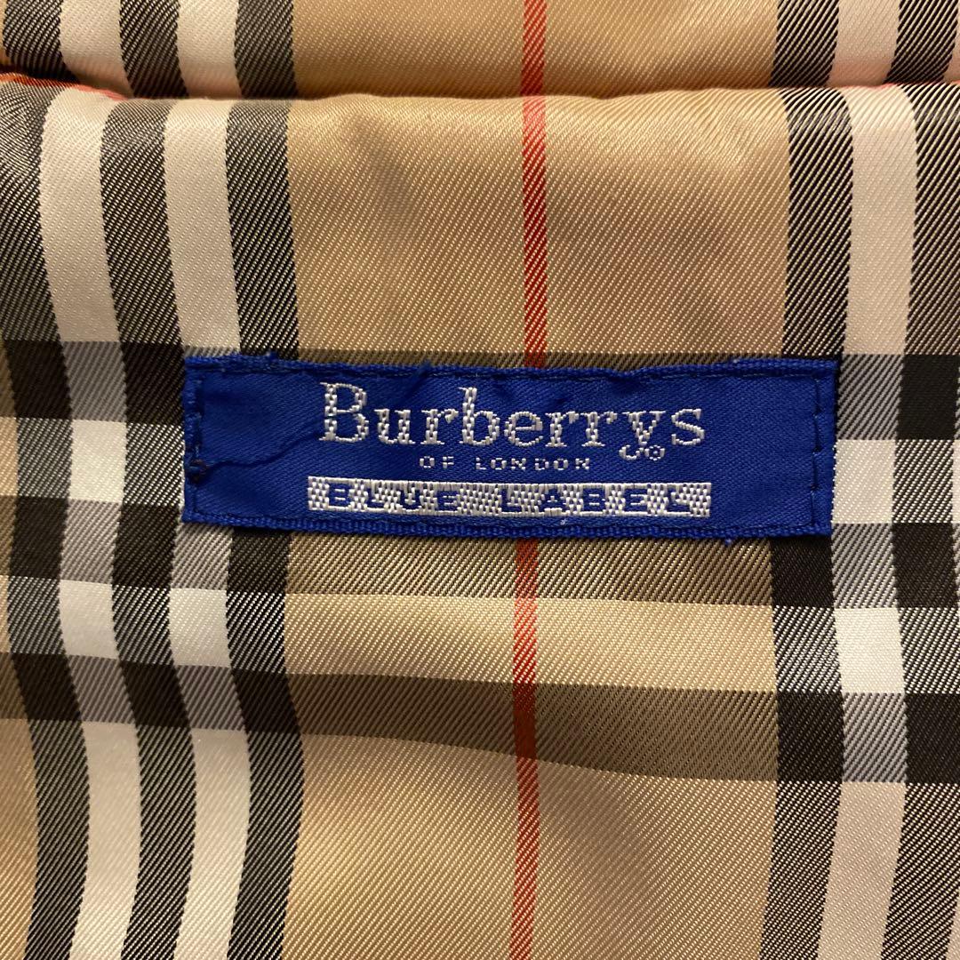 Burberry チェック柄リバーシブルダウンベスト