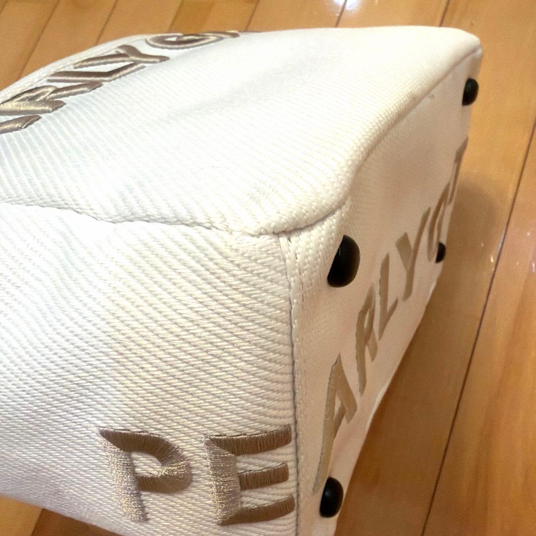 極美品✨パーリーゲイツ　バイカラーカードバック　ホワイト