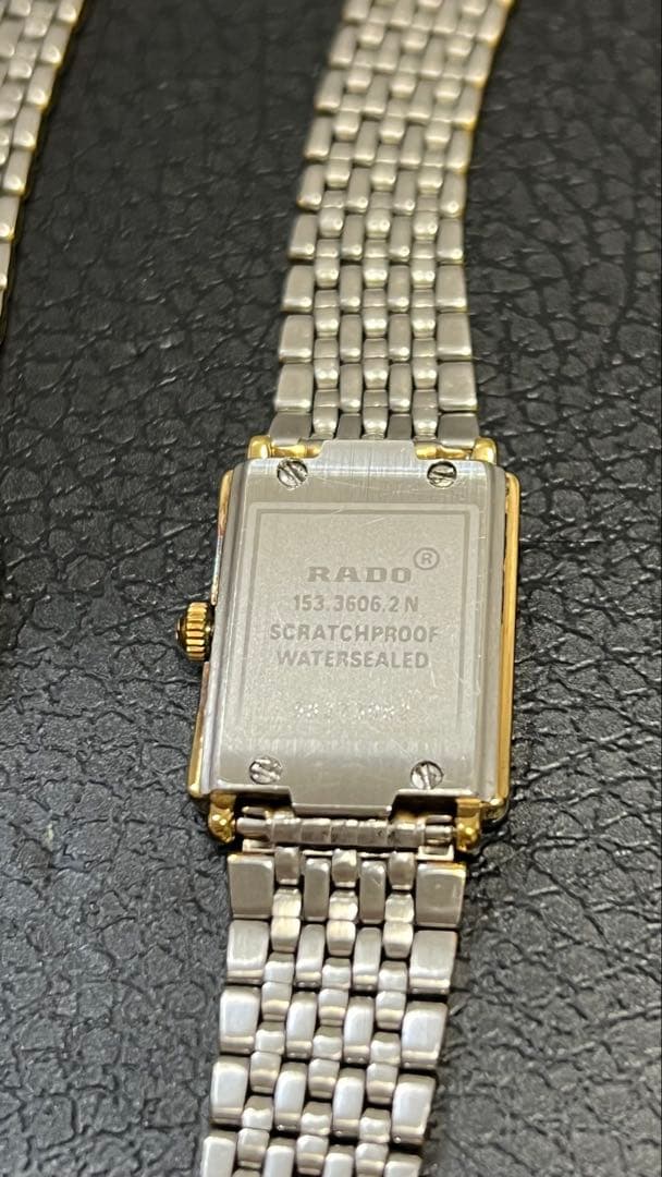 RADO ゴールド スクエア型 ペアウォッチ