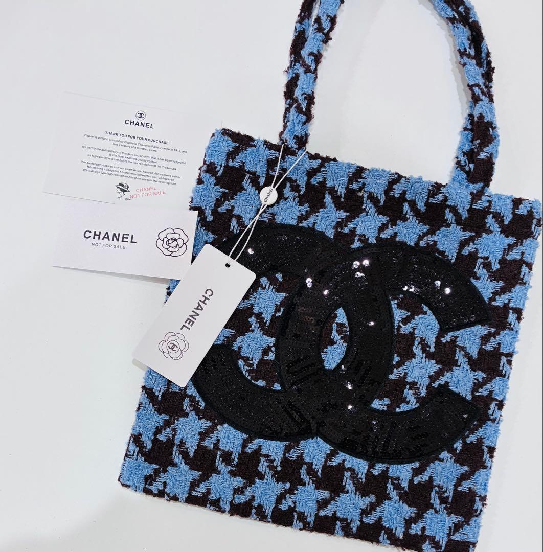 ア*寺様 CHANEL トートバッグ　シャネルノベルティ　ニット　ハンドバッグ