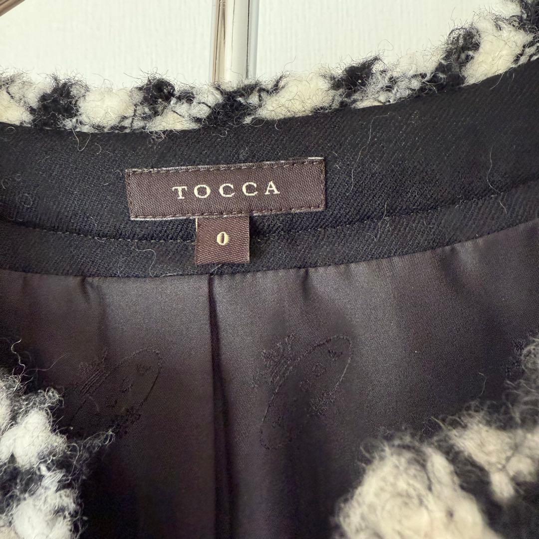 美品★定価6.9万円★TOCCA★puzzleノーカラージャケット