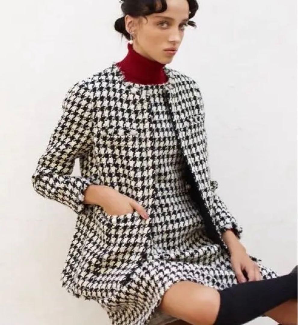 美品★定価6.9万円★TOCCA★puzzleノーカラージャケット