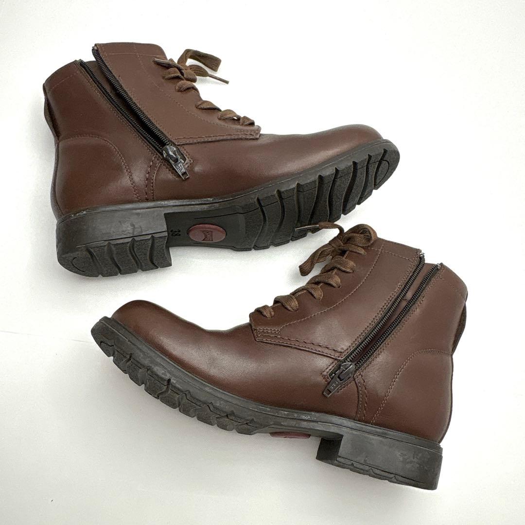 カンペール　アンクルブーツ　ゴアテックス　晴雨兼用　ミラ　サイドジップ　３８