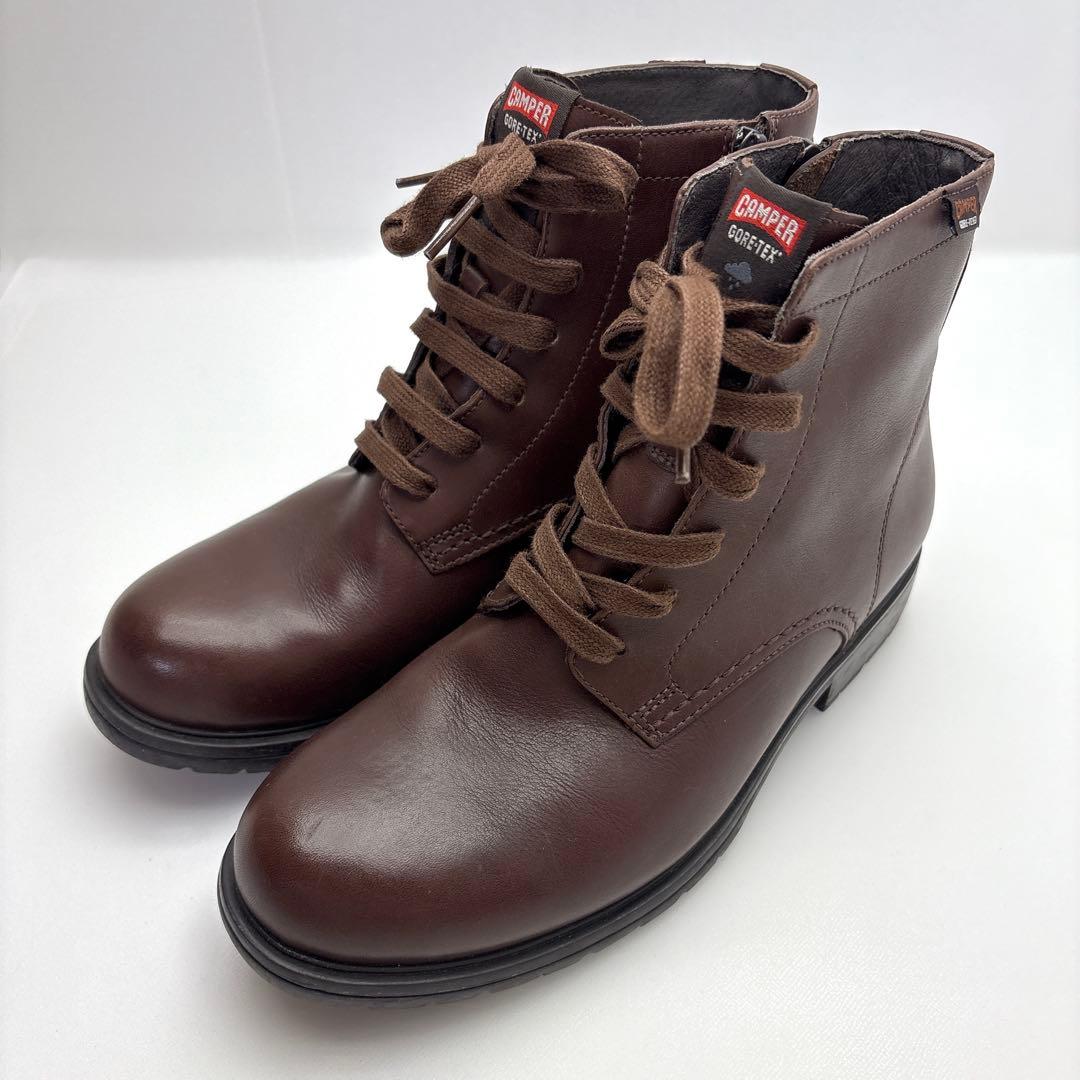 カンペール　アンクルブーツ　ゴアテックス　晴雨兼用　ミラ　サイドジップ　３８