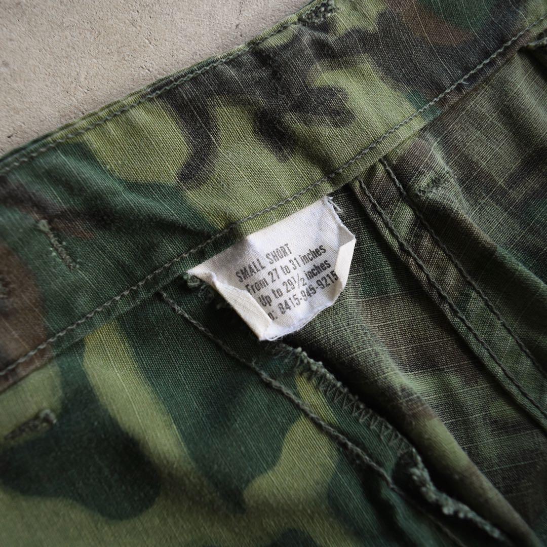 60s 米軍実物 ERDL ジャングルファティーグ 迷彩 S-S ヴィンテージ