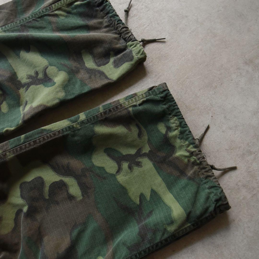60s 米軍実物 ERDL ジャングルファティーグ 迷彩 S-S ヴィンテージ