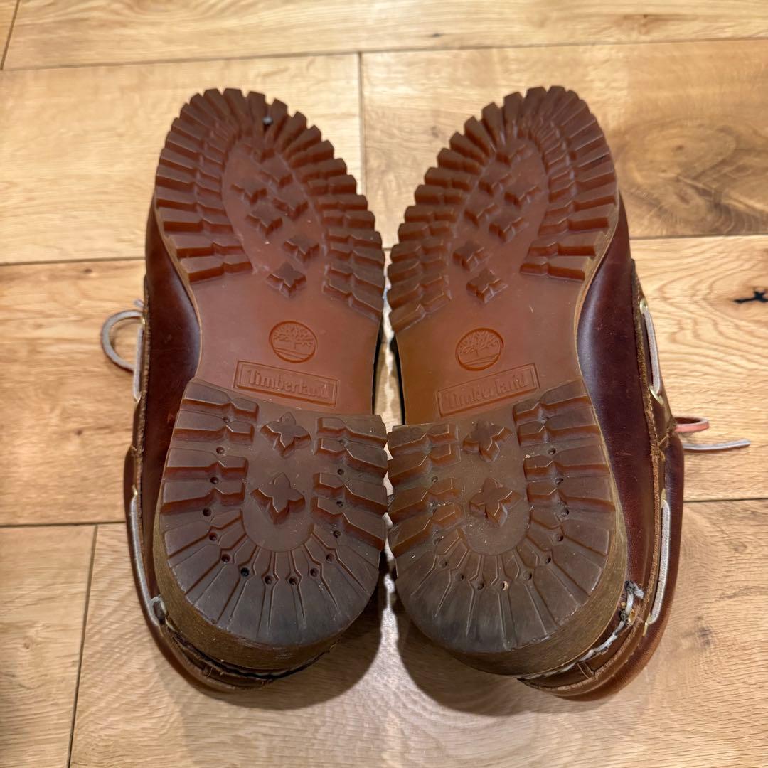 Timberland ブラウンデッキシューズ　3eye 11.5
