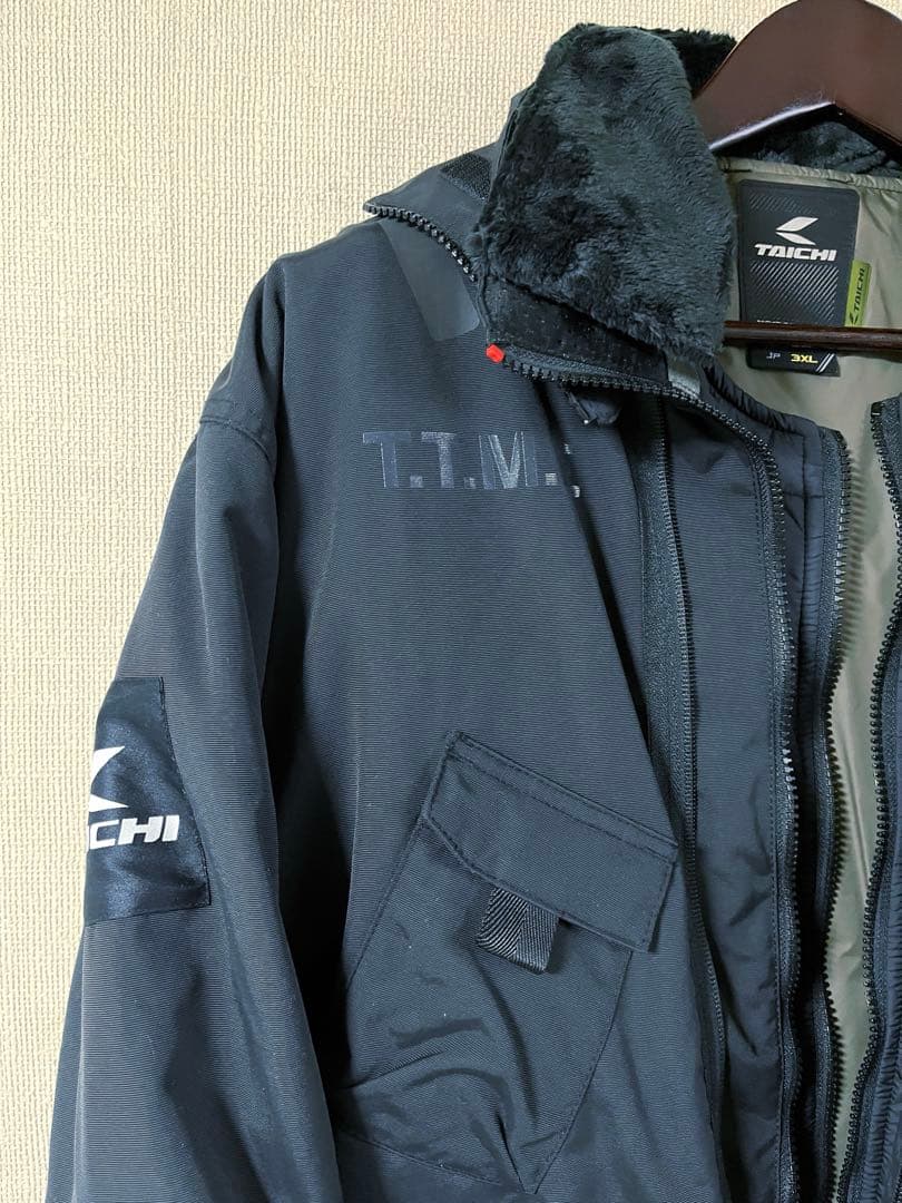 RSタイチ　モンスターオールシーズンパーカー　ブラック　メンズ3XL