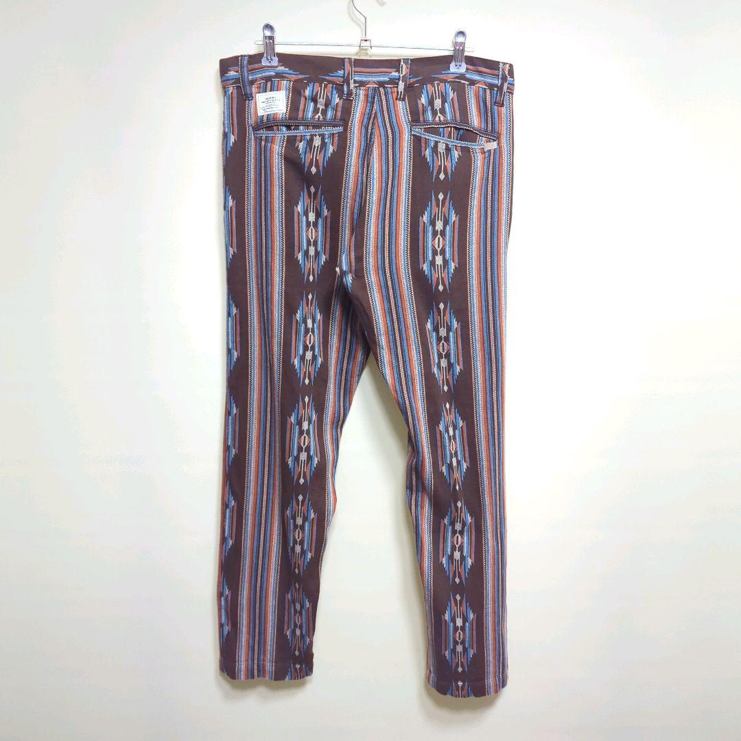 ★ CRIMIE ネイティブジャガード タック テーパード パンツ