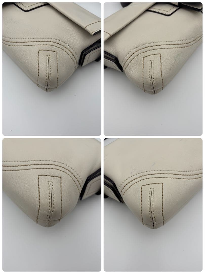 COACH コーチ ソーホー ワンショルダー 肩掛け デミフラップ 白 SOHO