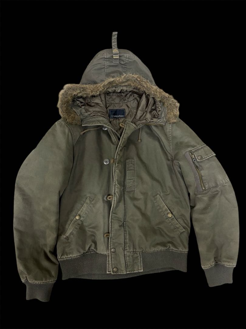 00s archive n2b ma1 ファー付き 短丈 ジャケット　ダウン