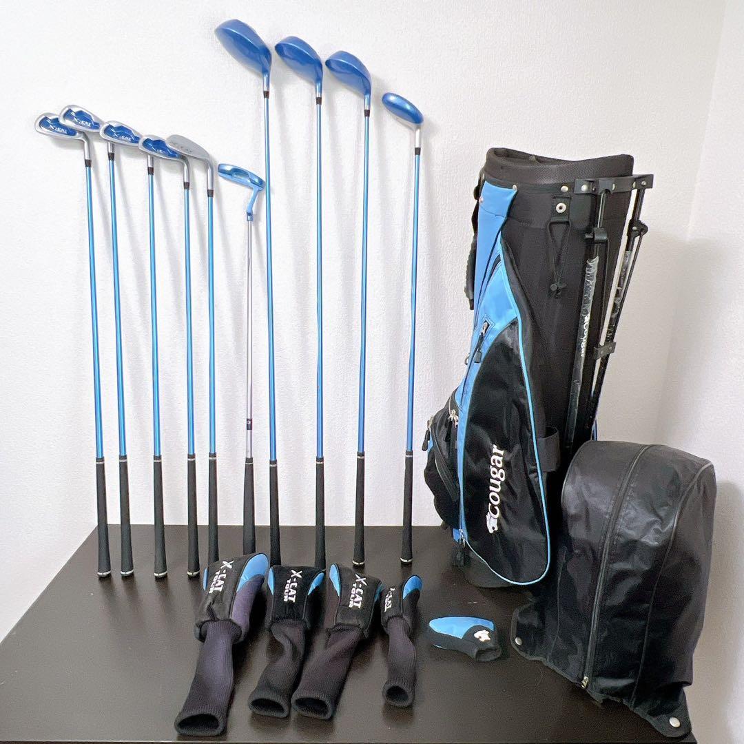 レディース ゴルフクラブセットクーガーX-CATTOUR初心者 スタンド式バッグ