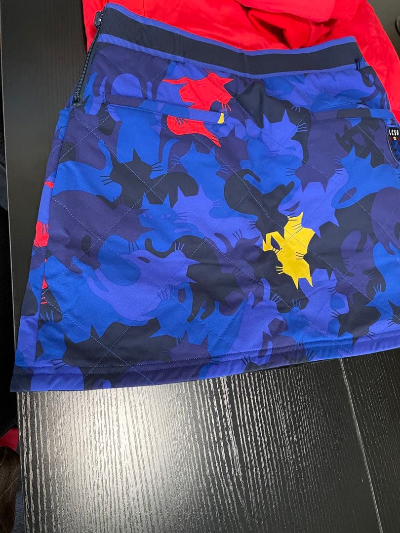 週末値下げリバーシブル　ルコック冬ゴルフ暖かセットアップウエア