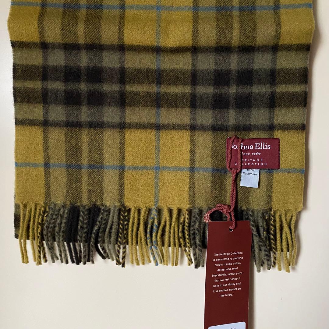 【Joshua Ellis】 ジョシュア エリス カシミヤ マフラー ストール