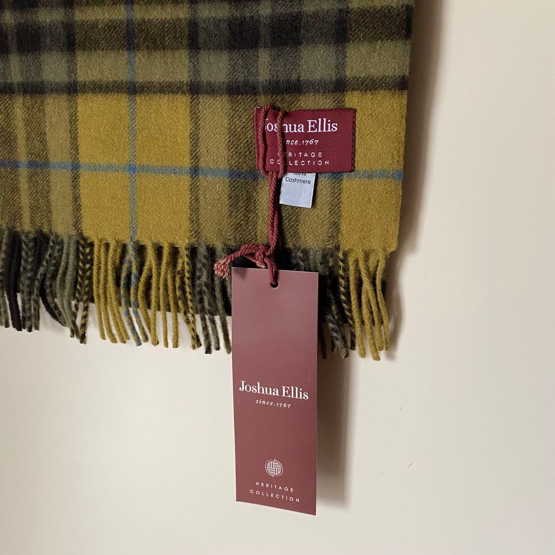【Joshua Ellis】 ジョシュア エリス カシミヤ マフラー ストール