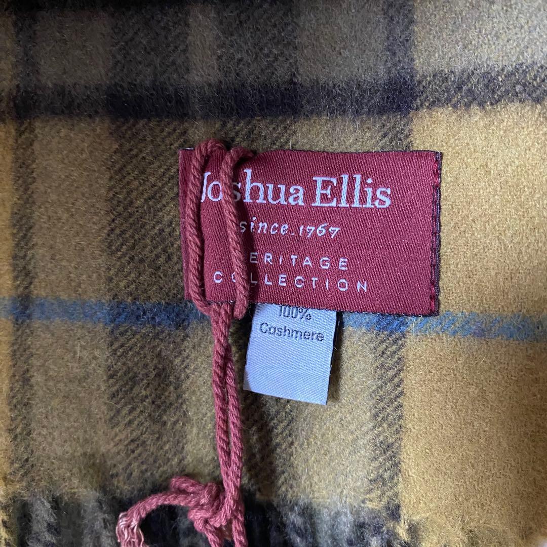 【Joshua Ellis】 ジョシュア エリス カシミヤ マフラー ストール