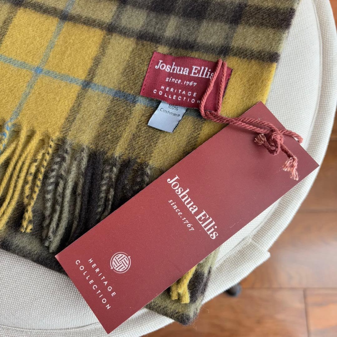 【Joshua Ellis】 ジョシュア エリス カシミヤ マフラー ストール
