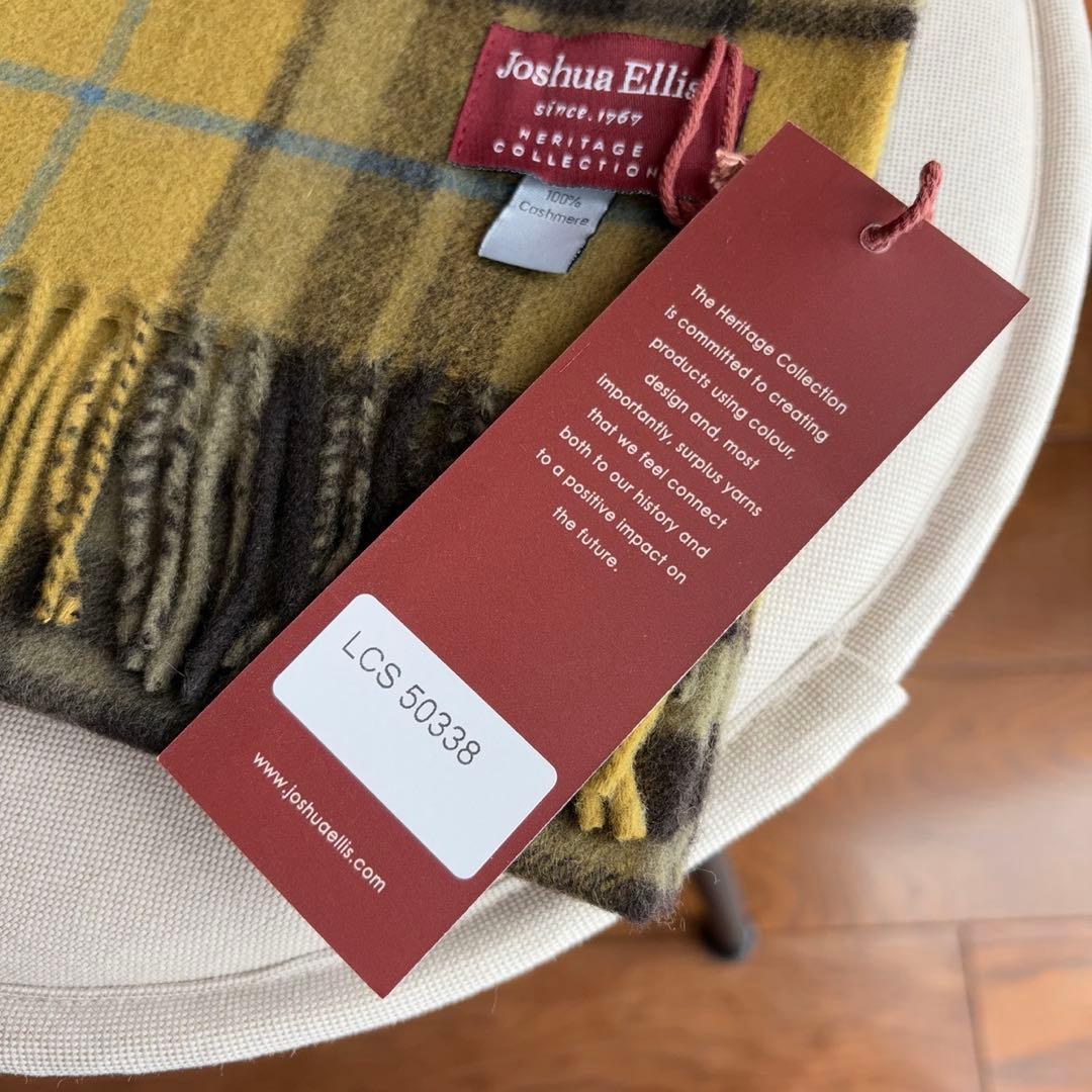 【Joshua Ellis】 ジョシュア エリス カシミヤ マフラー ストール