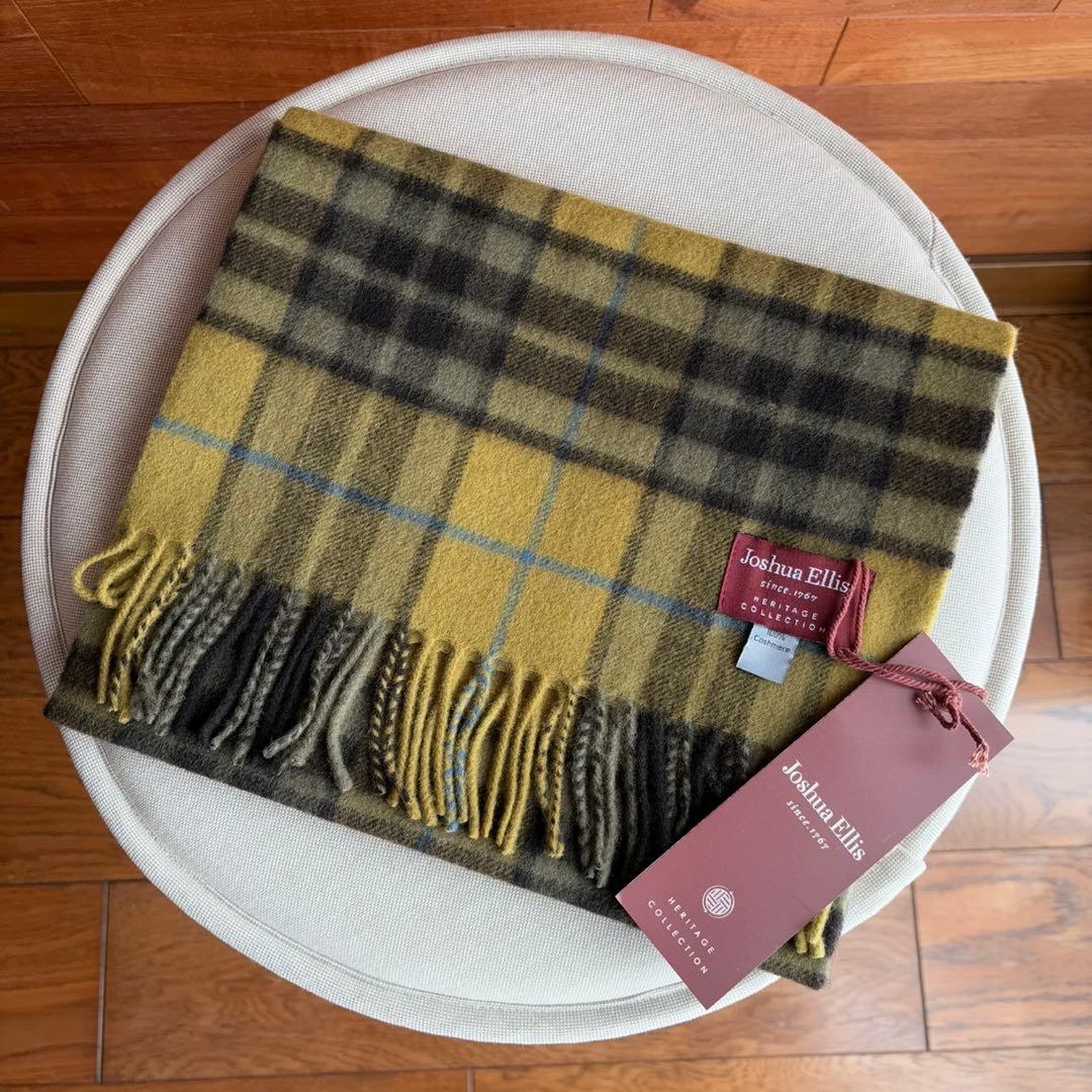 【Joshua Ellis】 ジョシュア エリス カシミヤ マフラー ストール