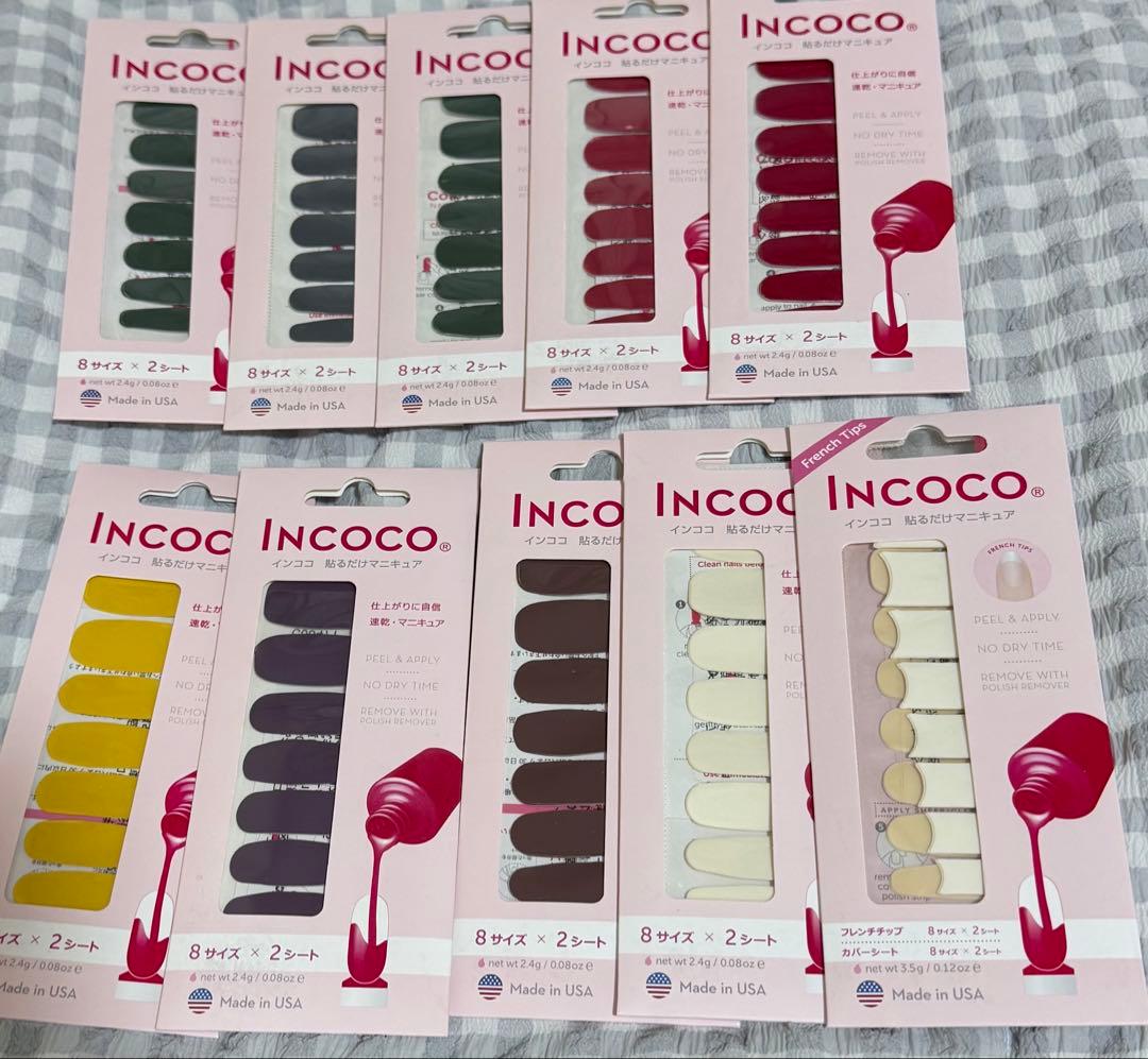 INCOCO インココ ネイルシール 40枚セット　まとめ売り