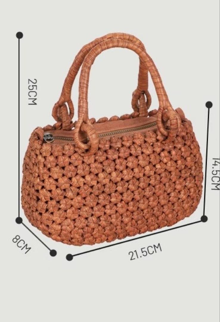 山葡萄　新品　山葡萄籠バッグ　桜皮籠　手作り　山葡萄かごバッグ　内布あり