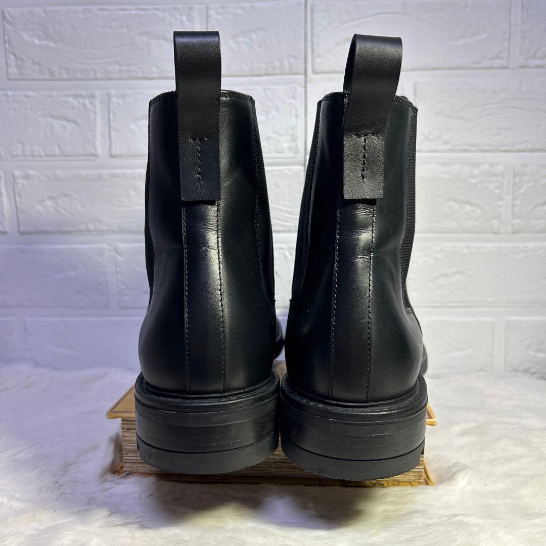 未使用級　theory セオリー　サイドゴアブーツ 27　ブラック　防水 ミドル