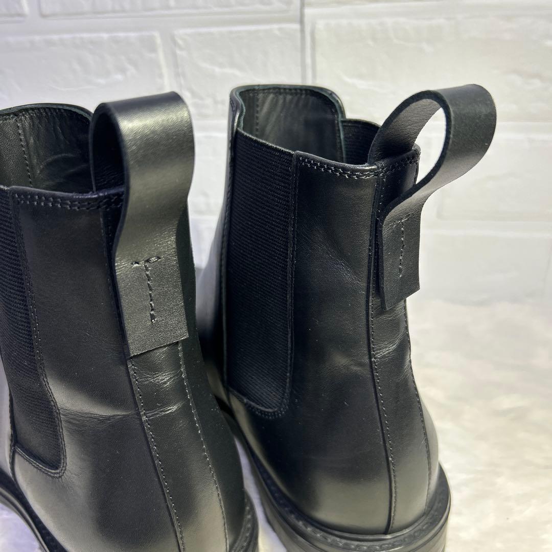 未使用級　theory セオリー　サイドゴアブーツ 27　ブラック　防水 ミドル