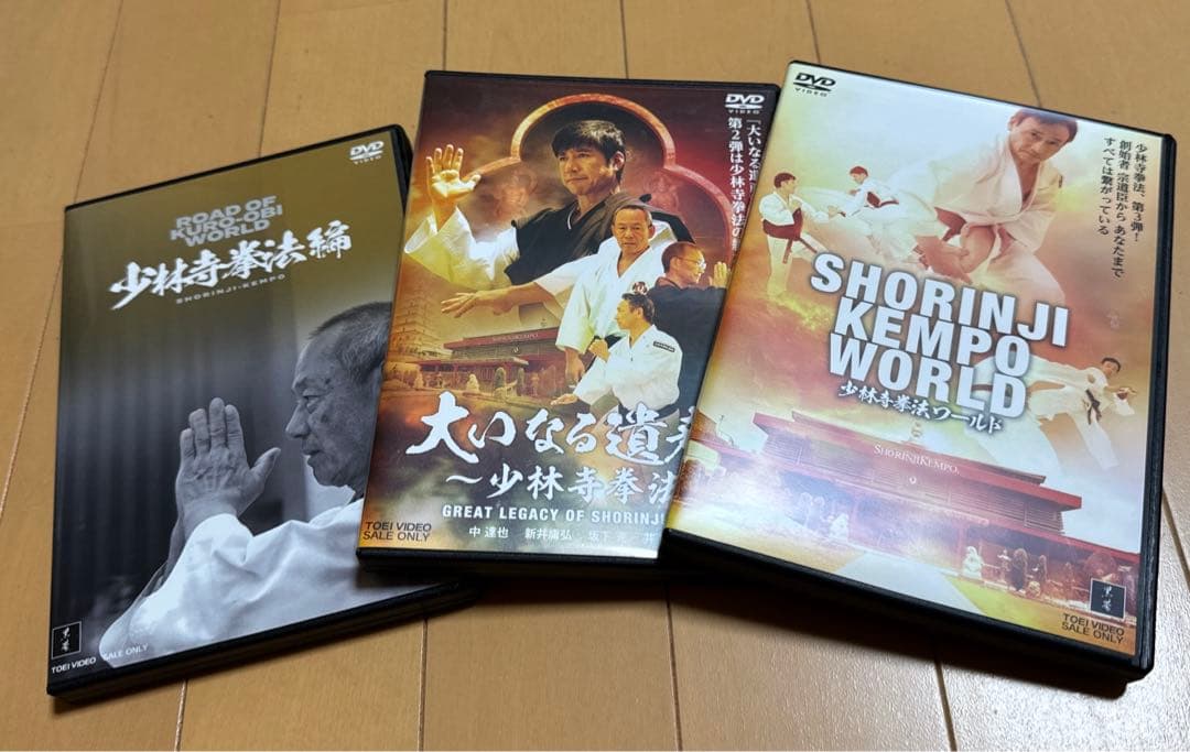 少林寺拳法 DVD 3枚セット