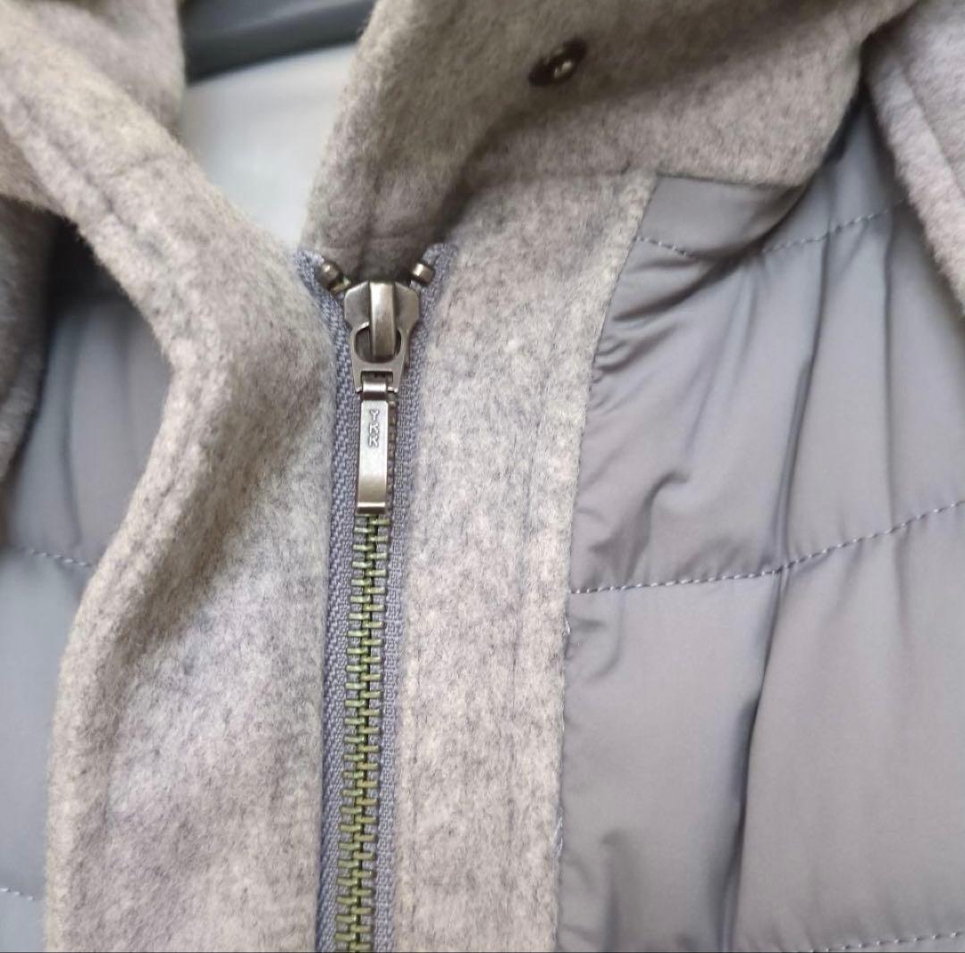 Gabardine K.T ギャバジンKT 異素材 切り替え ダウンコート