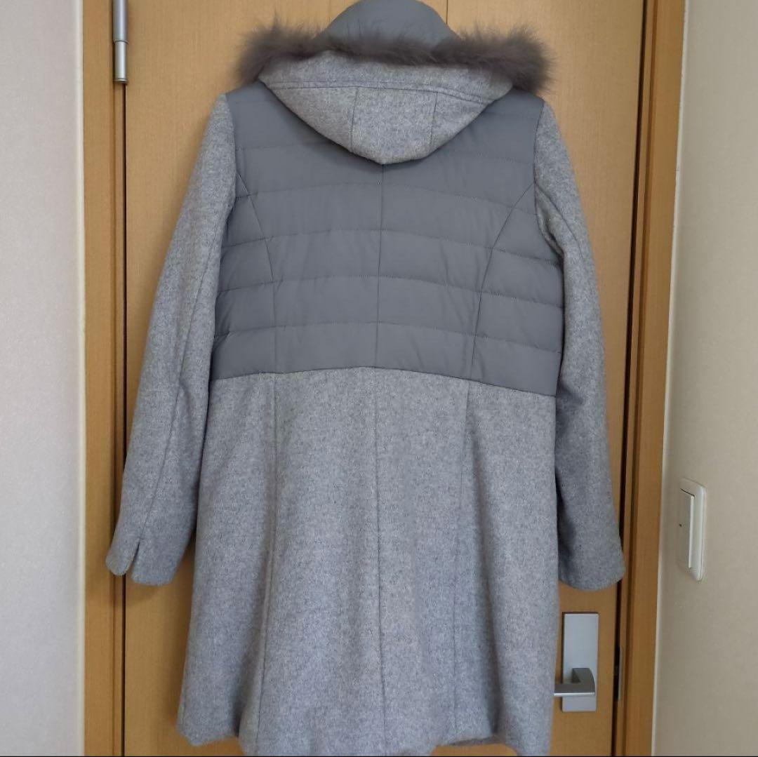 Gabardine K.T ギャバジンKT 異素材 切り替え ダウンコート