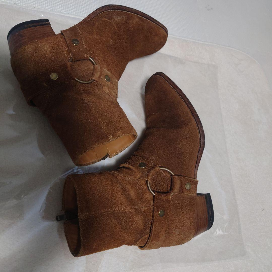 サンローランクラッシックワイアットハーネス ウエスタンブーツ39‐1／2