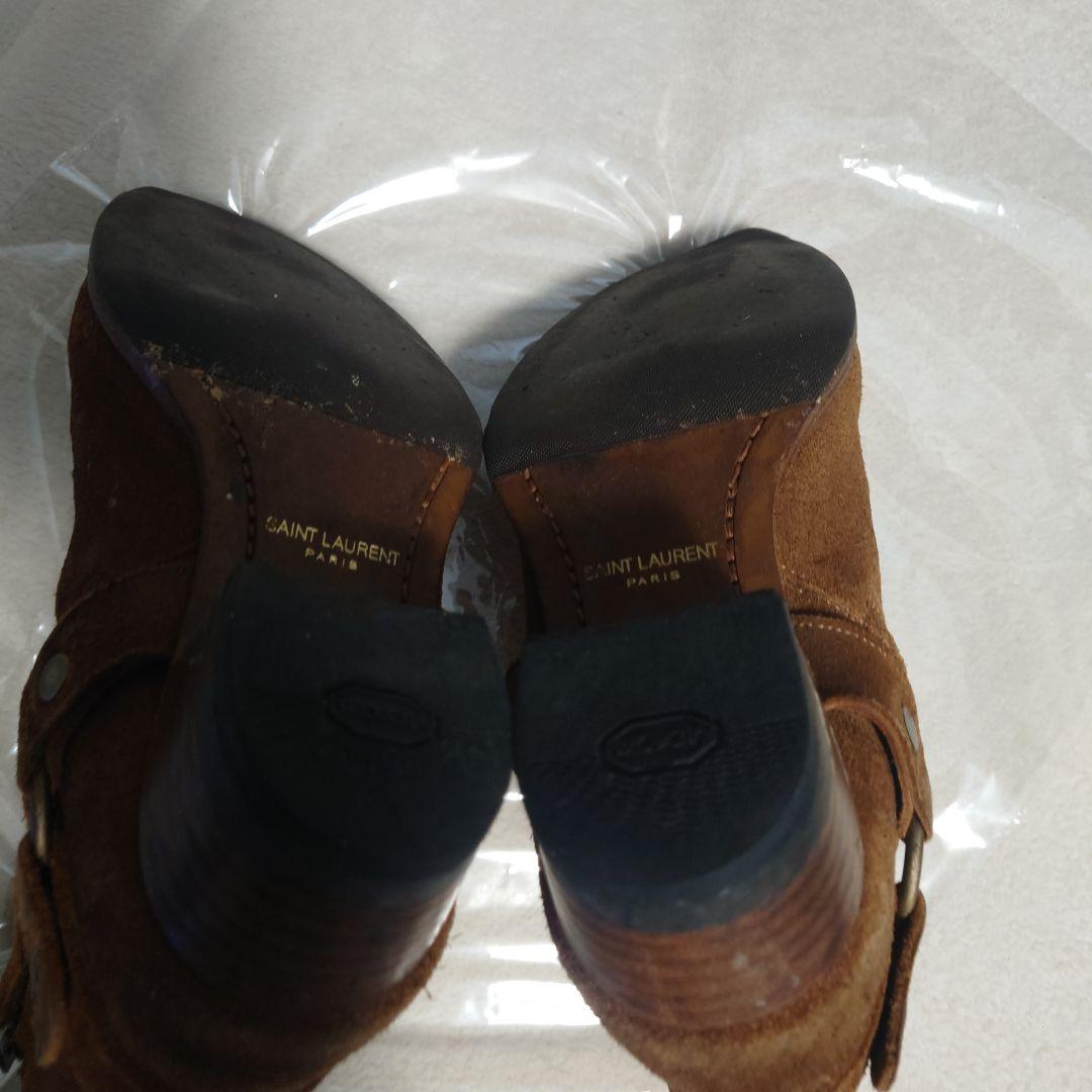 サンローランクラッシックワイアットハーネス ウエスタンブーツ39‐1／2