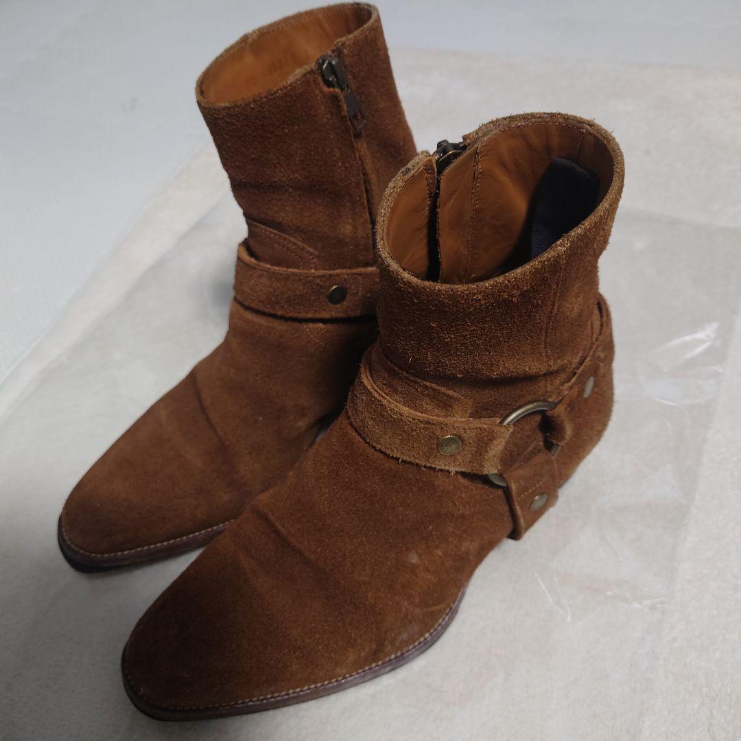 サンローランクラッシックワイアットハーネス ウエスタンブーツ39‐1／2