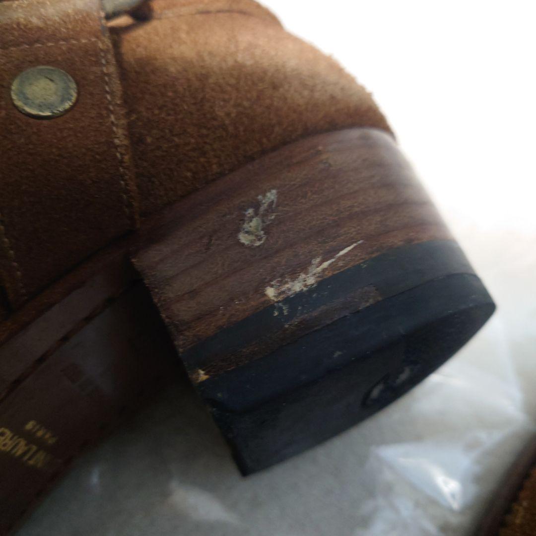 サンローランクラッシックワイアットハーネス ウエスタンブーツ39‐1／2