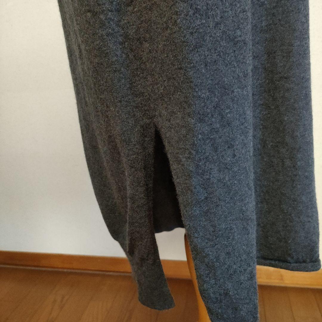 23区大きなサイズ44 ニットワンピース＆ロングベストセット