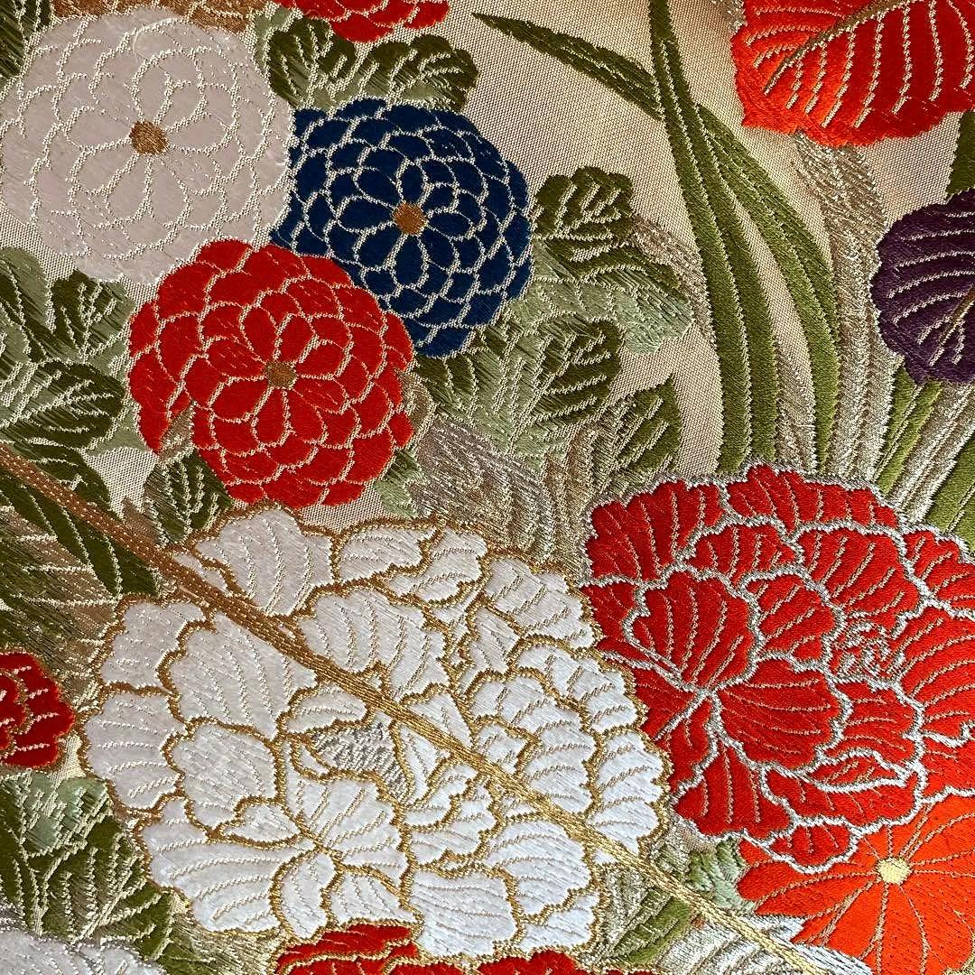 振袖フルセット　高身長　絞り　手描き友禅　成人式振袖　振袖　裄丈69 ➕サイズ