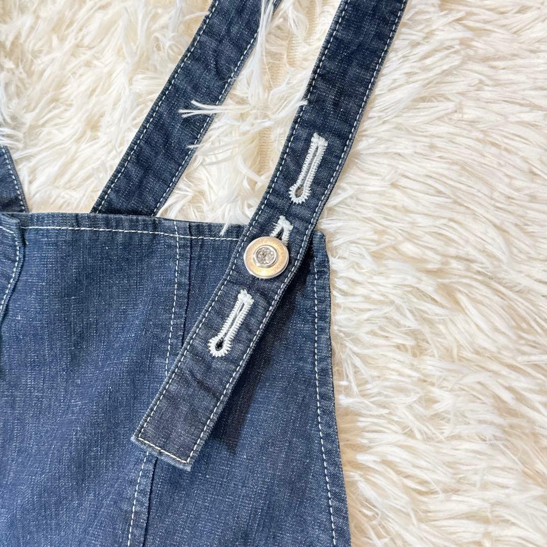 極美品　M'SGRACY デニム サロペット カタログ掲載品 近年 40 リボン