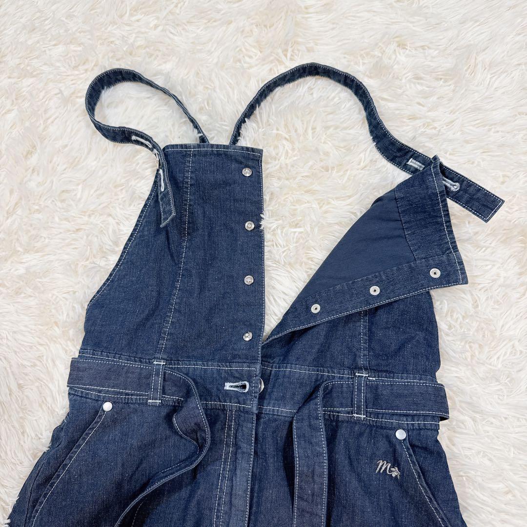 極美品　M'SGRACY デニム サロペット カタログ掲載品 近年 40 リボン