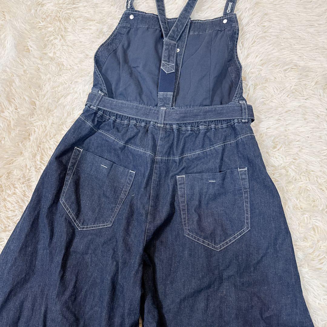 極美品　M'SGRACY デニム サロペット カタログ掲載品 近年 40 リボン