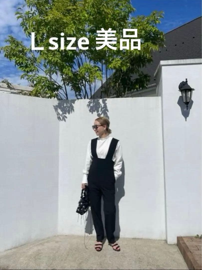 【美品・人気】girlish ガーリッシュ OHJIサロペット ロンパース L