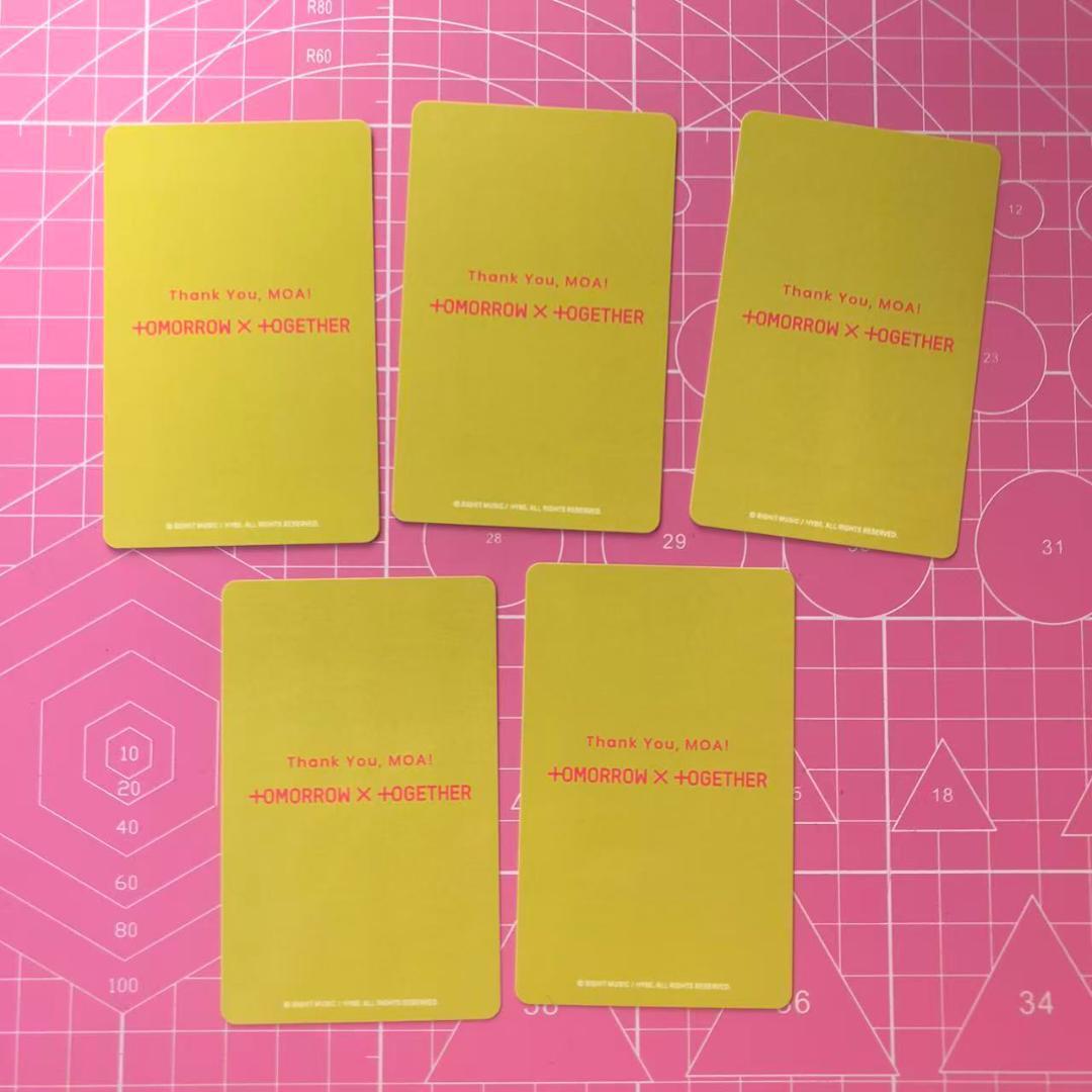 TXT トゥバ 2025 会報誌 アンケート FC 当選 トレカ 5枚